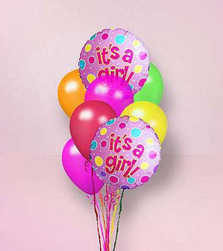 It's a Girl! Balloon Bouquet